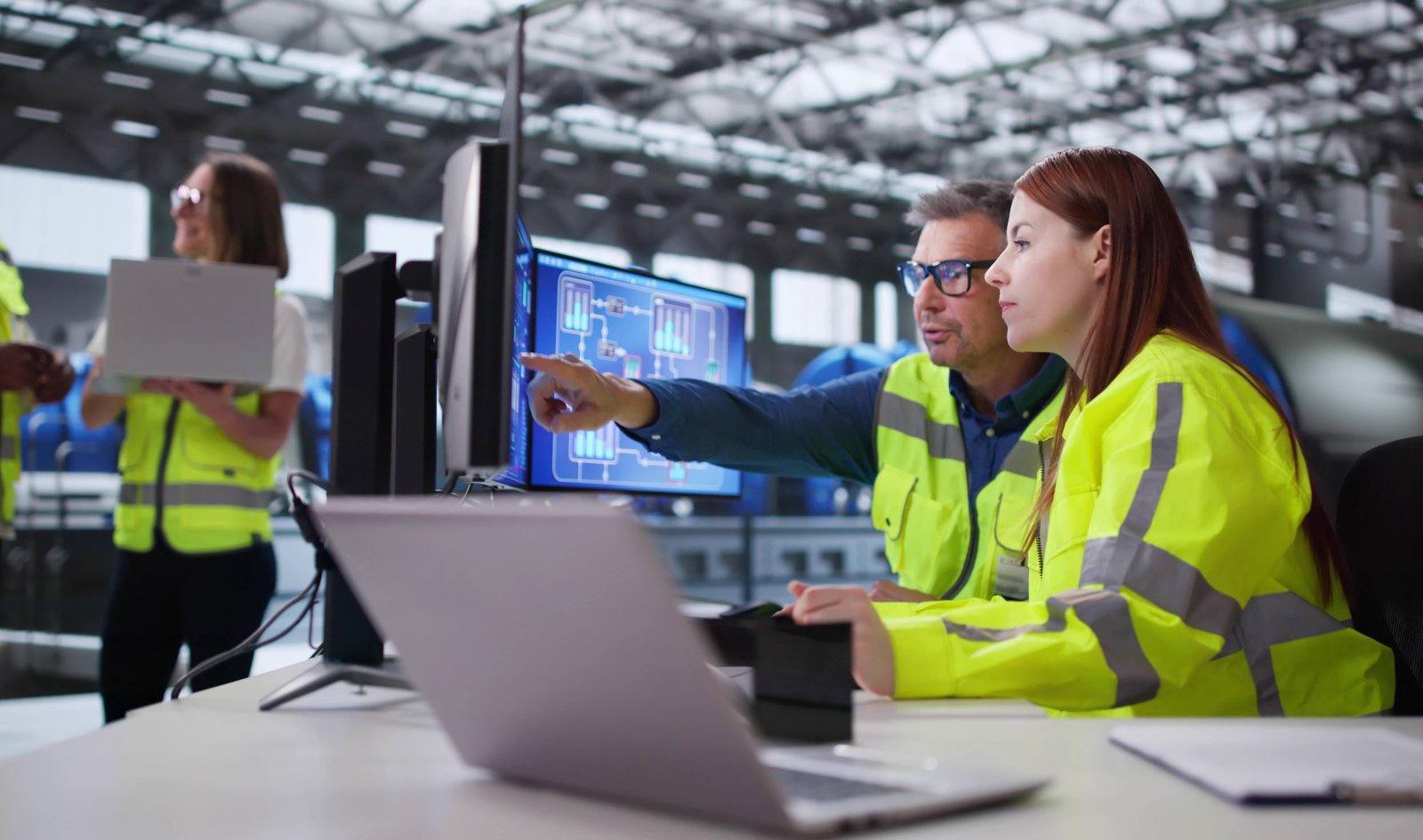 Abstract image representing AI and automation